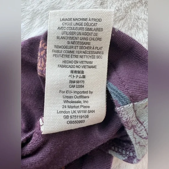 Free People Glenside Floral Print Blouse Top Tunic Size Medium - Picture 8 of 9